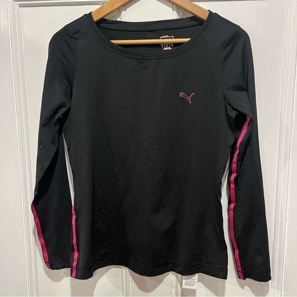 Puma Monoline long sleeve shirt women’s medium black brand new with tags
